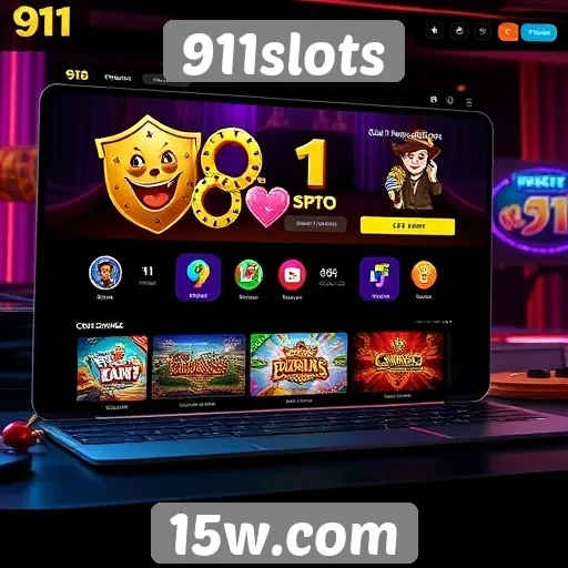 Interface e experiência do usuário no 911slots