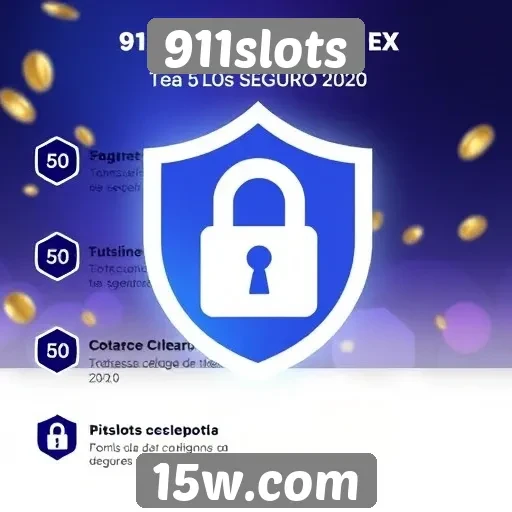 Recursos de segurança no site 911slots